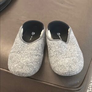 Cozy Gray Kids Slippers